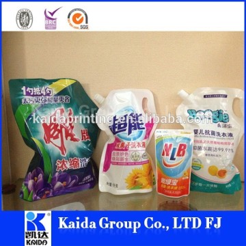 Plastic personalized detergent bag , washing powder bag