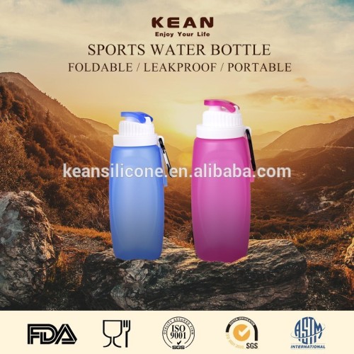 Portable outdoor sport foldable water bottle hot new products for 2015