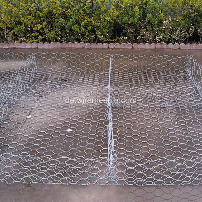 Feuerverzinkter Hexagonal Mesh Gabion Matratze