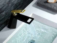 Black Basin Faucet for Bathroom