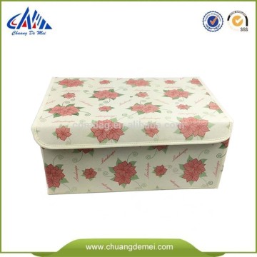 Fancy Non Woven Cloth Storage Foldable Box
