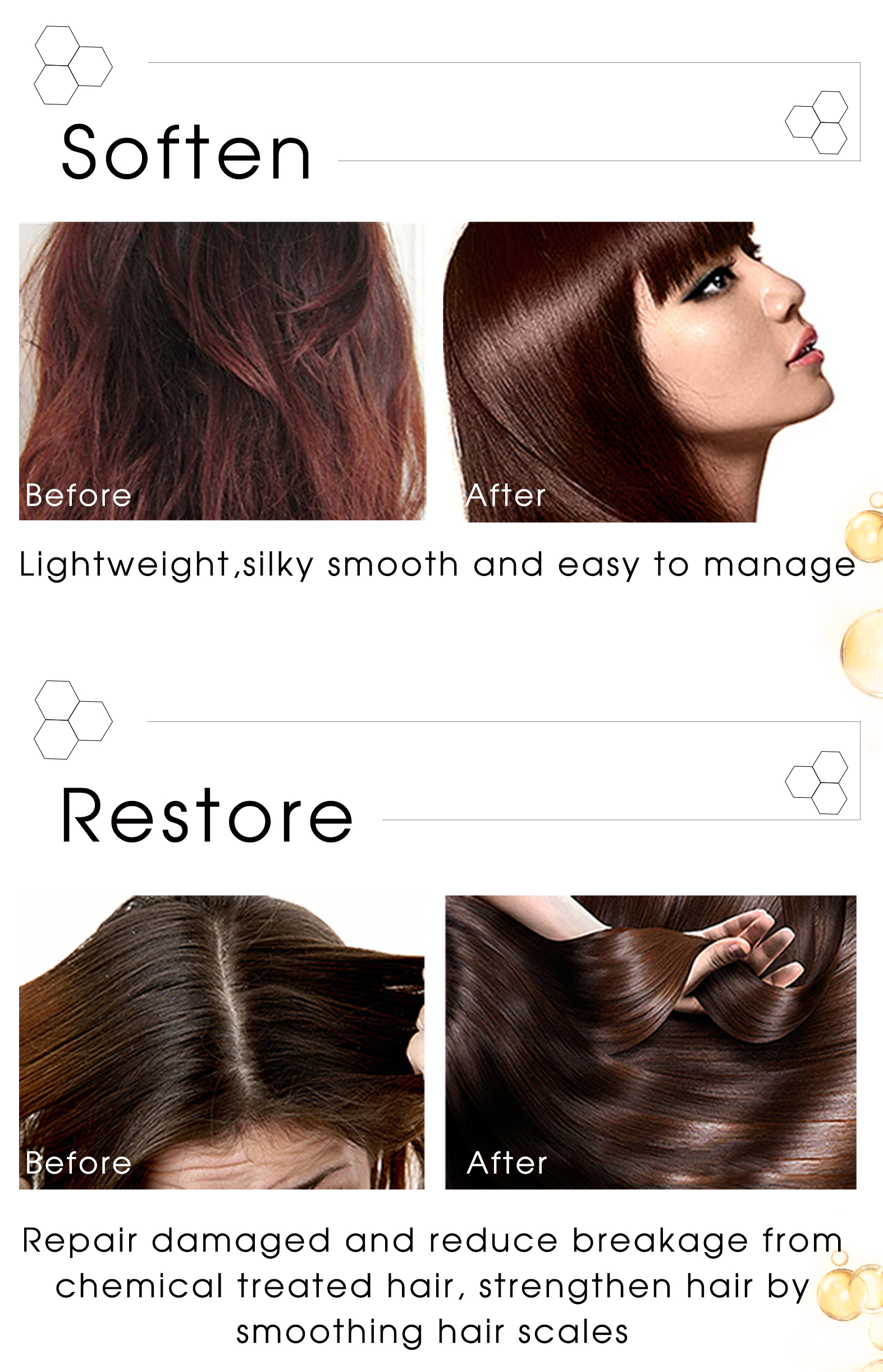 2020 Newly Wholesale Ultra Moisturizing Repairing Anti Frizz Coconut Avocado Hair Care Shampoo
