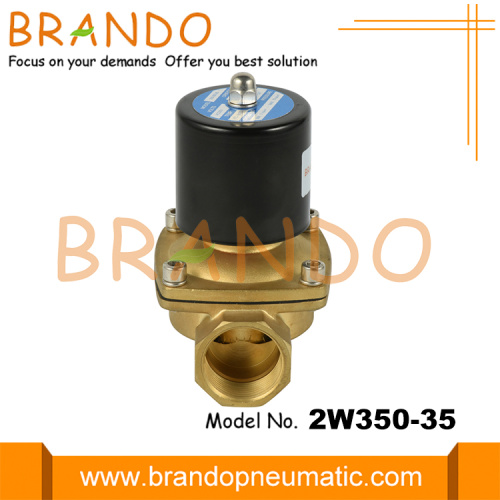 2W350-35 1-1/4 &#39;&#39; Direct Tifting Brass Solenoid Valve 24V