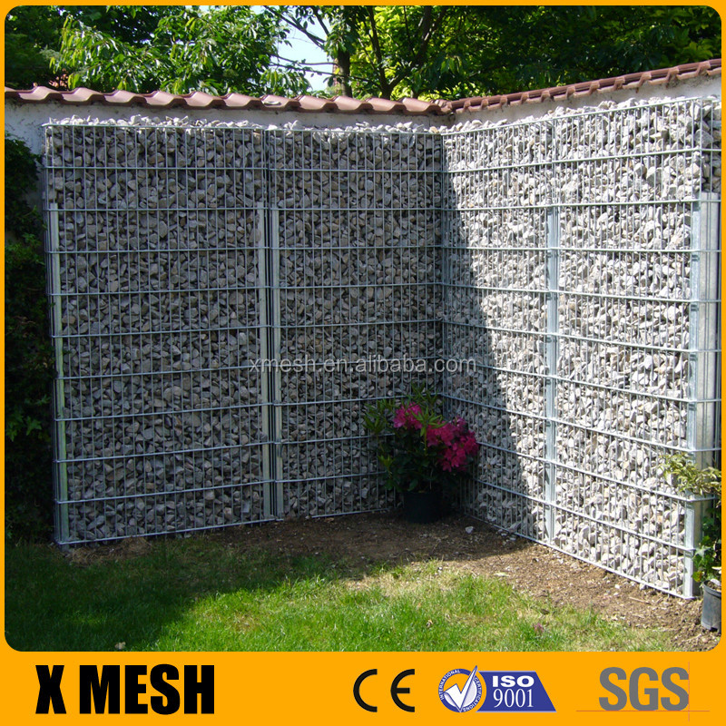 ASTM A975 standard heavily galvanized wire gabion meshes for River diversion structures	with ISO 9001 certificate