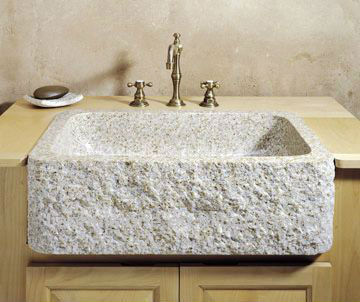 stone sink and basin