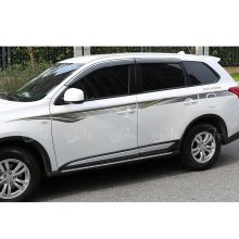 Auto Side Sticker Stripes Vinyl Decal for Mitsubishi Outlander Side Skirt - Vehicle Decoration