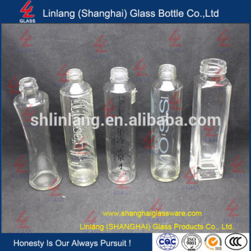 Wholesale Factory China Glass Bottle Clear Water Glass Bottle