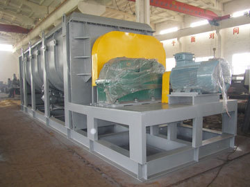 wedge shaped spent grain drying machine paddle dryer