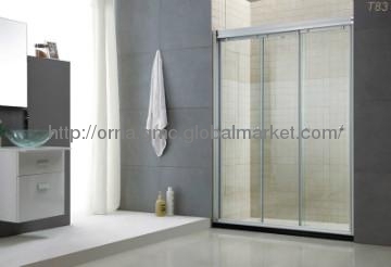 Framing sliding shower door