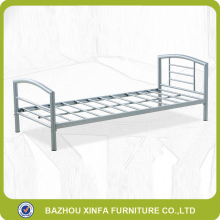 Hot sale metal bed cheap wholesale white single iron bed for adult