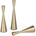 Brass Gold Taper Candlestick Holders