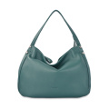 Sling Crossbody Tote Green Large Leather Bag