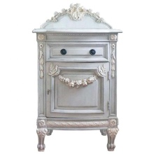 High-End French Vintage Solid Wood Antique Bedroom Furniture - Chests and Bedside Tables