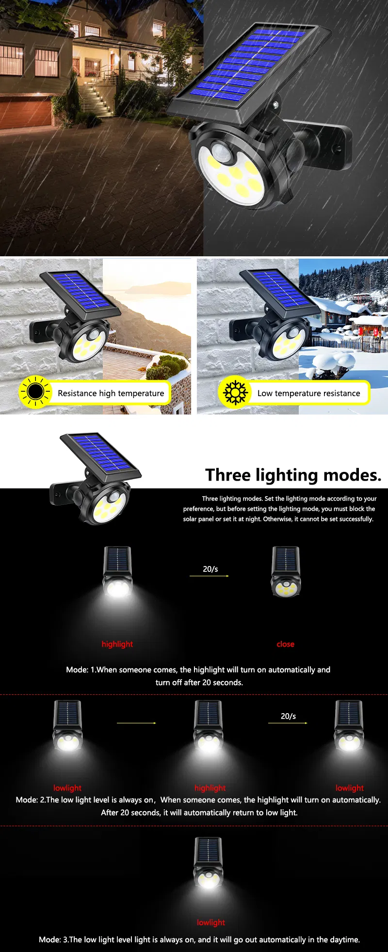 Advanced Solar Street Light with Smart Remote Control Technology