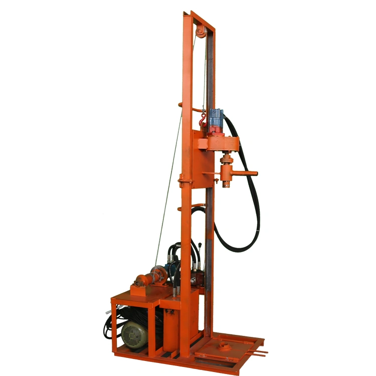 High Efficiency Portable 80m Electric Hydraulic Water Well Drill Rig Machine