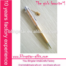 crystal filled pens with pendant