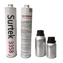 Pegamento de repuesto de parabrisas de PU (poliuretano) sin solventes de rápida curación (Surtek 3358)