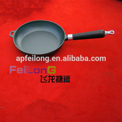 cast iron enamel wok