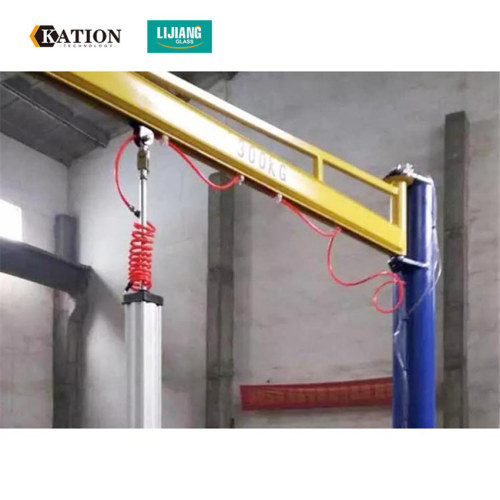 Cần cẩu Jib Cantilever để chế biến thủy tinh