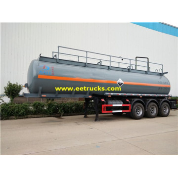 Tri-axle 28 CBM Acido clorhídrico Transport Trailers