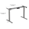 Electric Table Steel Frame Height Adjustabl Desk
