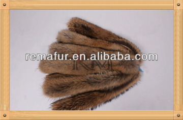 raccoon dog fur trim, raccoon dog fur collar