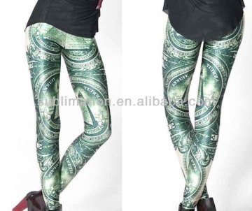 Beautiful hot sale leggings girls fabric leggings