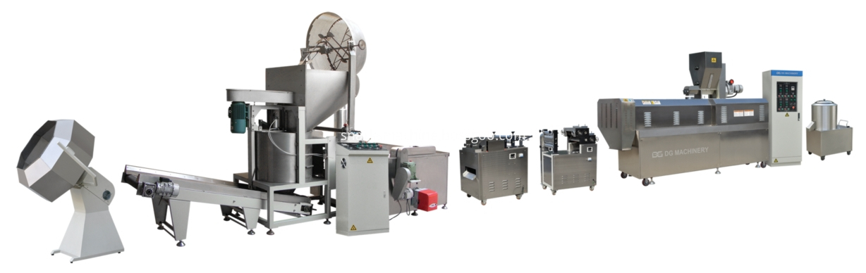 Технологическая линия для производства пудров Food puffing machine processing line