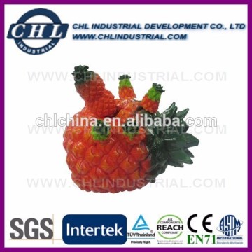 Fruit shape fruit fork and knife with resin head