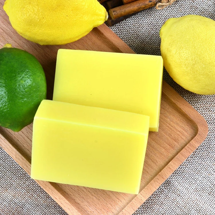 OEM Natural Vegan Skin Whitening Vitamin C Lemon Bar Soap