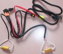 Hid Warning Canceller Double Golden Resistance Harness For Bmw, Benz And Audi