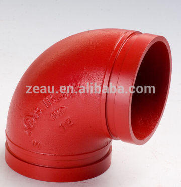 Grooved fitting elbow FM/UL