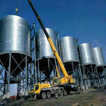 Construction site building materials silo