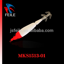 soft plastic squid fishing lure