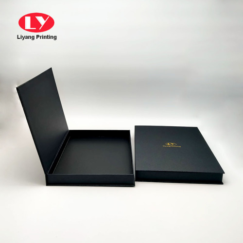 Magnetisk svart presentförpackning Bulkboxar för förpackningar