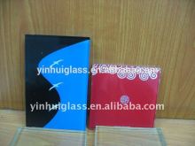 glass switch panels with painted