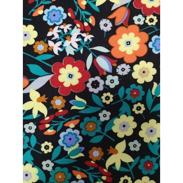 Small Flower Rayon Twill 3024S Printing Woven Fabric