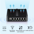 6 Gigabit Ethernet RJ45 J1900 Fanless Firewall Router