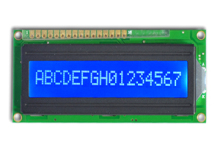16x1 serial port character lcd module