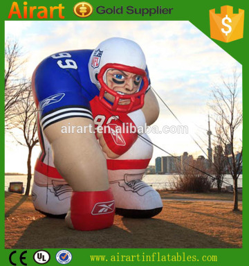 Inflatable bubba rugby ball player inflatable football player