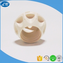 Pom plastic machining medical pipe fitting part