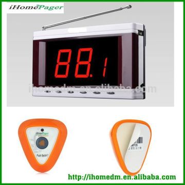 Restaurant remind system table paging button