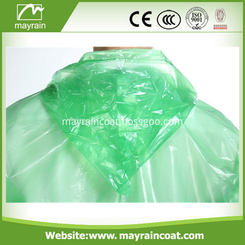 Disposable PE Adult Rainwear