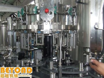 Double Evacuation Beer Filling Machine, Glass Bottle Beer Or Beverage Filling Line