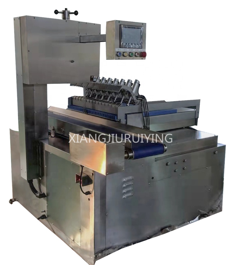 Industrial Automatic Bone Saw Meat Cutting Machine With Double Saw