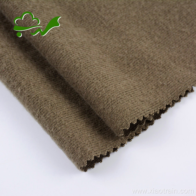 40S Fancy Brushed Knitted Loose Polyester Rayon Fabric