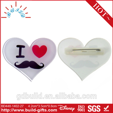 cute heart shape acrylic keychain