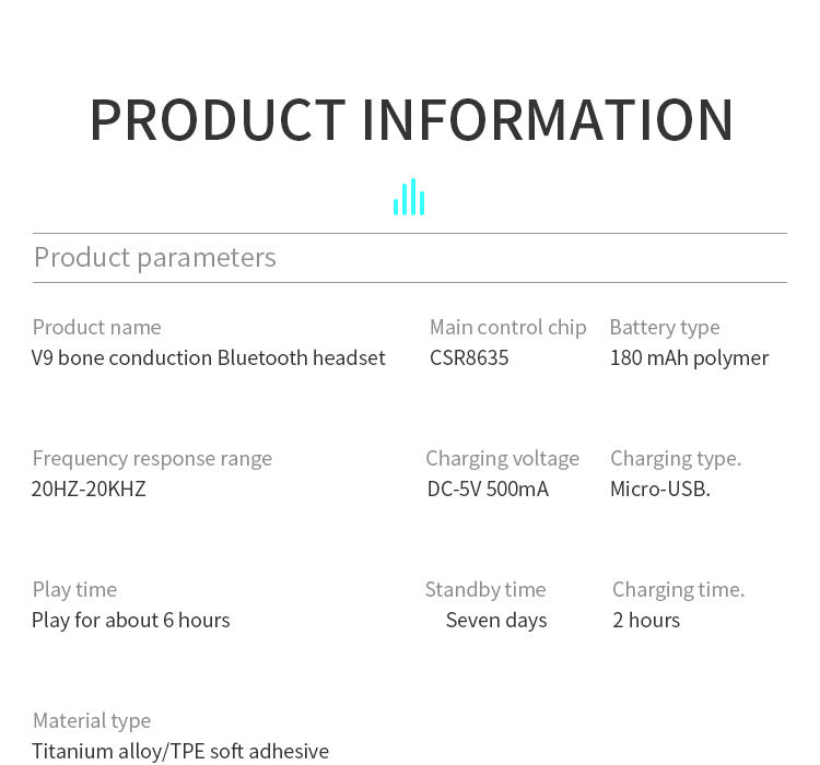 Headphone Konduksi Tulang Bone Conduction Headphones