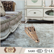 Unique polyresin off golden crocodile handmade craft for home decoration