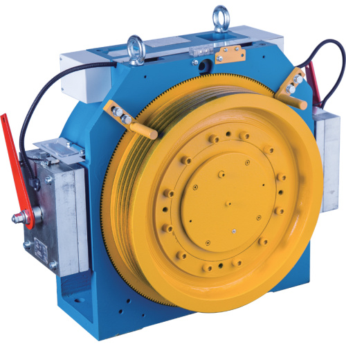 Gearless Elevator Traction Machine With Block Brake